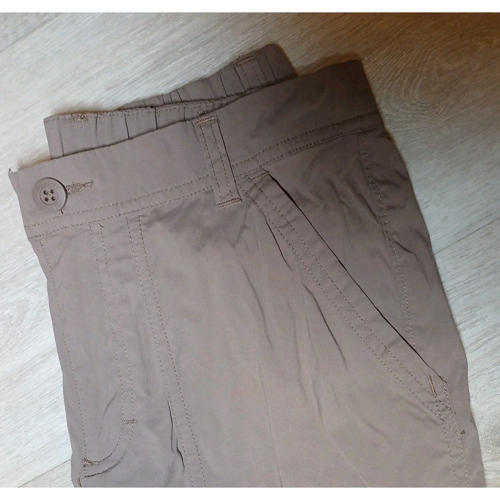 REI CO-OP Beige Brown Nylon Stretch Hike Travel Packable Chino Pants Size 2 - Picture 6 of 12